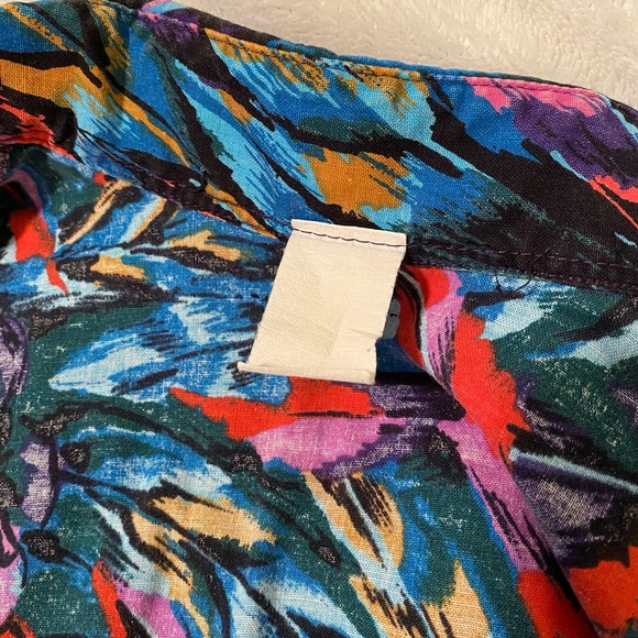 Vintage rainbow button up long sleeve - Picture 8 of 8